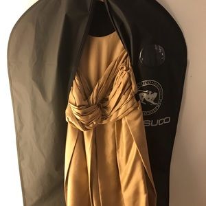 100% silk evening dress